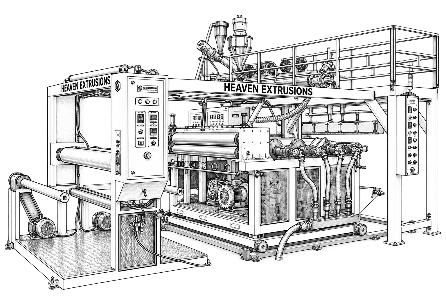 Air Bubble Film Extrusion Line Machine